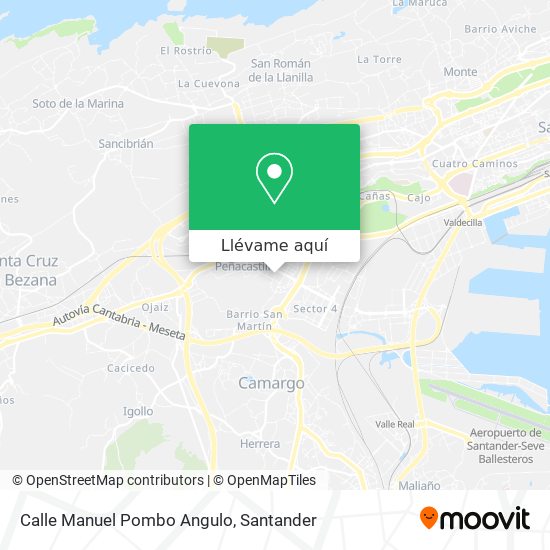 Mapa Calle Manuel Pombo Angulo
