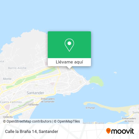 Mapa Calle la Braña 14