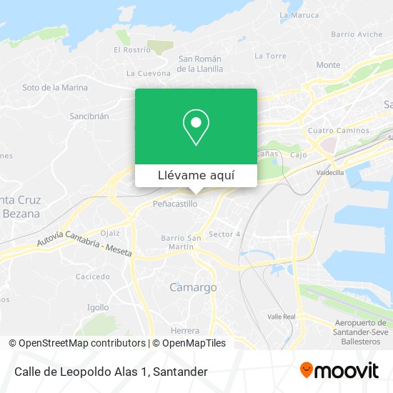 Mapa Calle de Leopoldo Alas 1