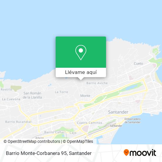 Mapa Barrio Monte-Corbanera 95