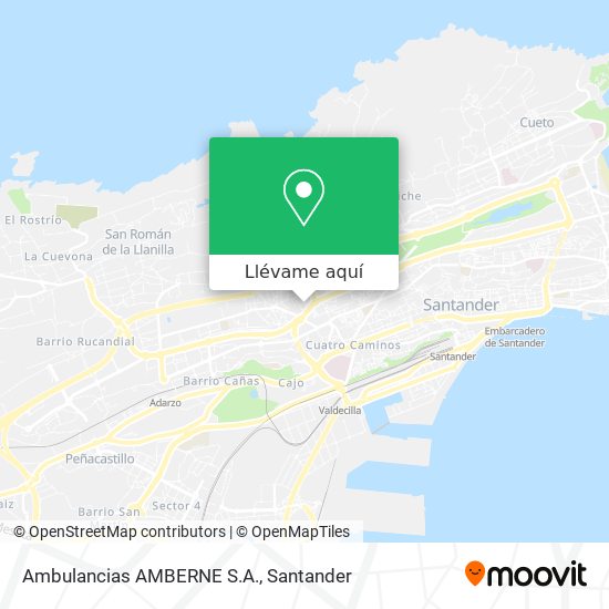 Mapa Ambulancias AMBERNE S.A.