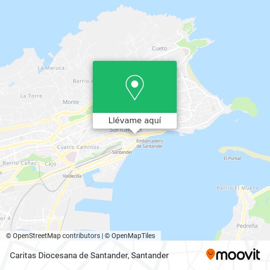 Mapa Caritas Diocesana de Santander