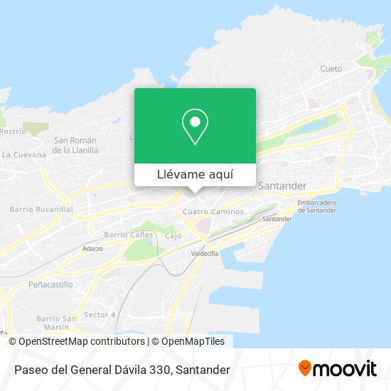 Mapa Paseo del General Dávila 330