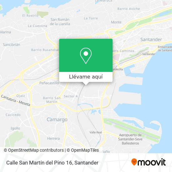 Mapa Calle San Martín del Pino 16