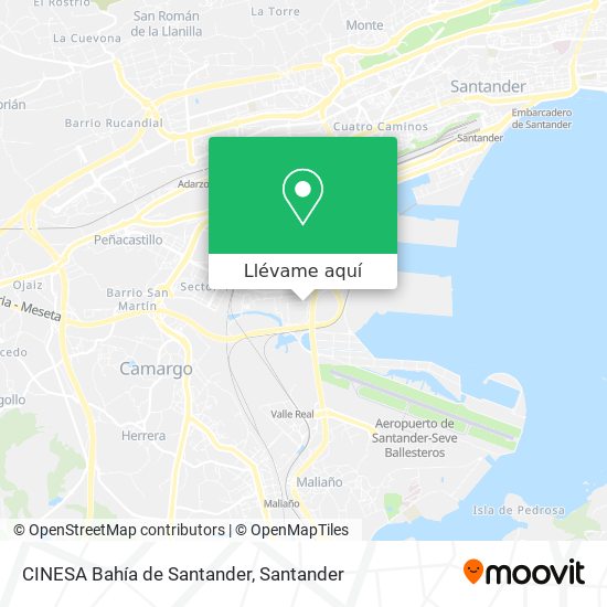 Mapa CINESA Bahía de Santander