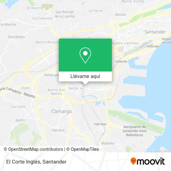 Mapa El Corte Inglés