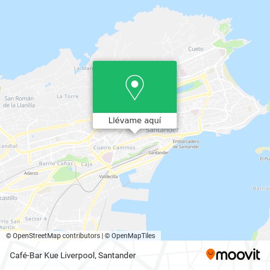 Mapa Café-Bar Kue Liverpool