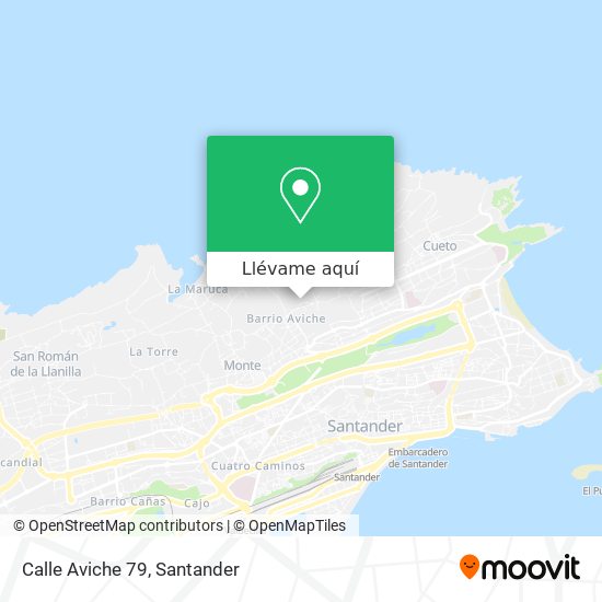 Mapa Calle Aviche 79