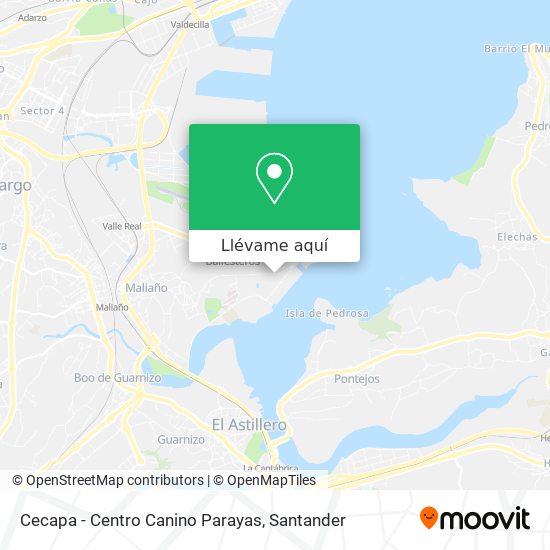 Mapa Cecapa - Centro Canino Parayas