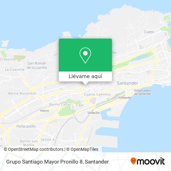 Mapa Grupo Santiago Mayor Pronillo 8