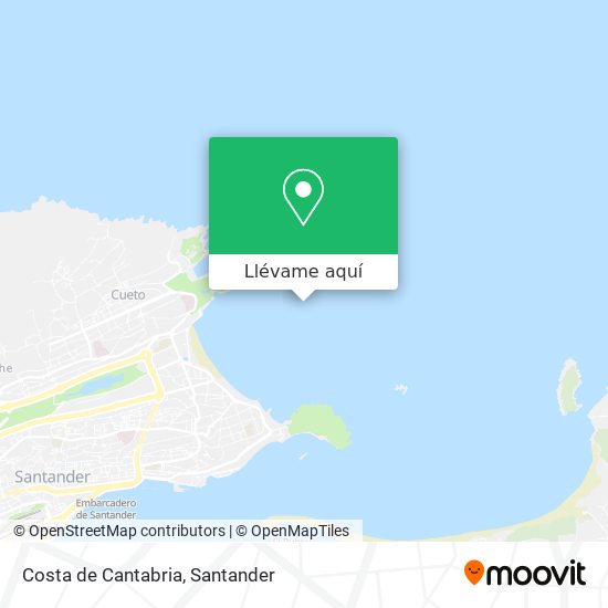 Mapa Costa de Cantabria