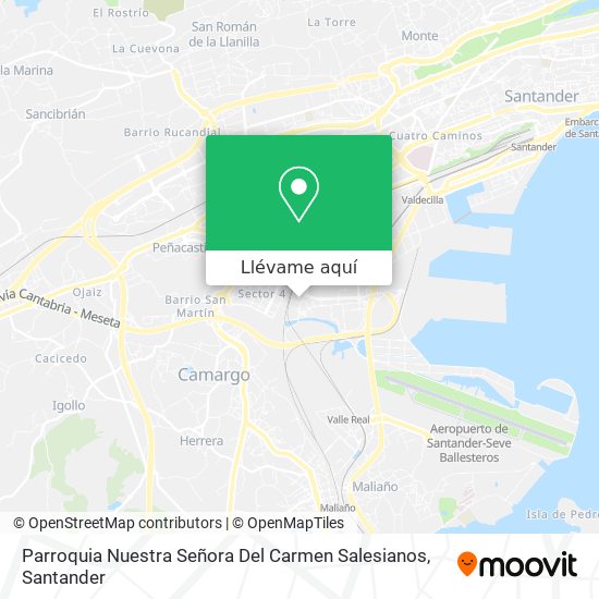 Mapa Parroquia Nuestra Señora Del Carmen Salesianos