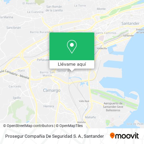 Mapa Prosegur Compañia De Seguridad S. A.
