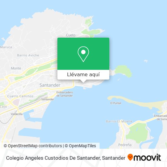 Mapa Colegio Angeles Custodios De Santander