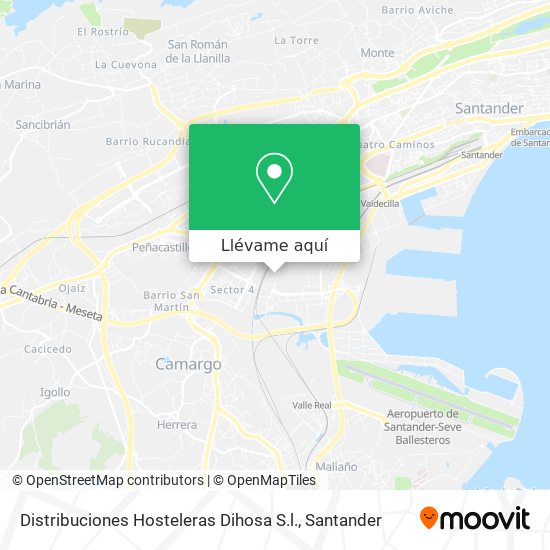 Mapa Distribuciones Hosteleras Dihosa S.l.