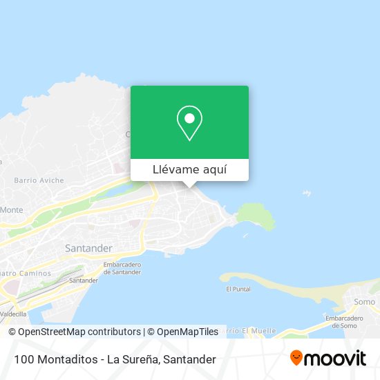 Mapa 100 Montaditos - La Sureña