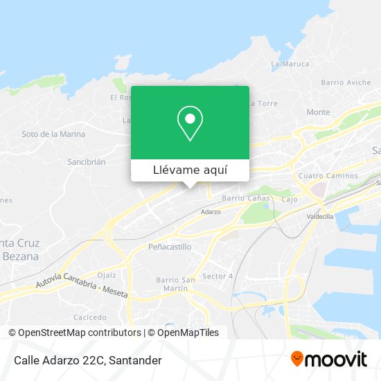 Mapa Calle Adarzo 22C