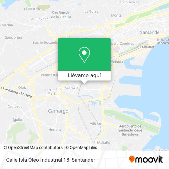 Mapa Calle Isla Óleo Industrial 18