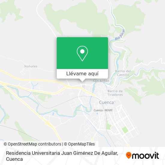 Mapa Residencia Universitaria Juan Giménez De Aguilar