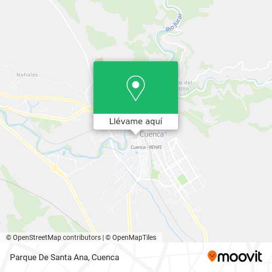 Mapa Parque De Santa Ana