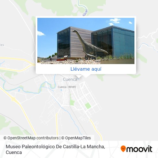 Mapa Museo Paleontológico De Castilla-La Mancha