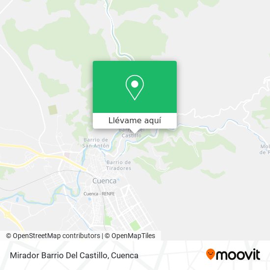 Mapa Mirador Barrio Del Castillo