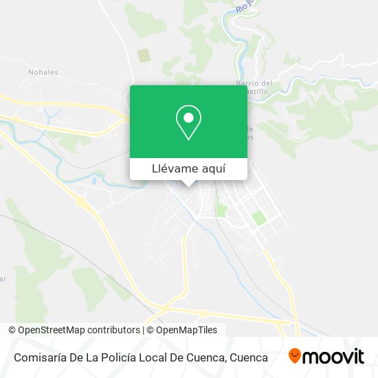 Mapa Comisaría De La Policía Local De Cuenca