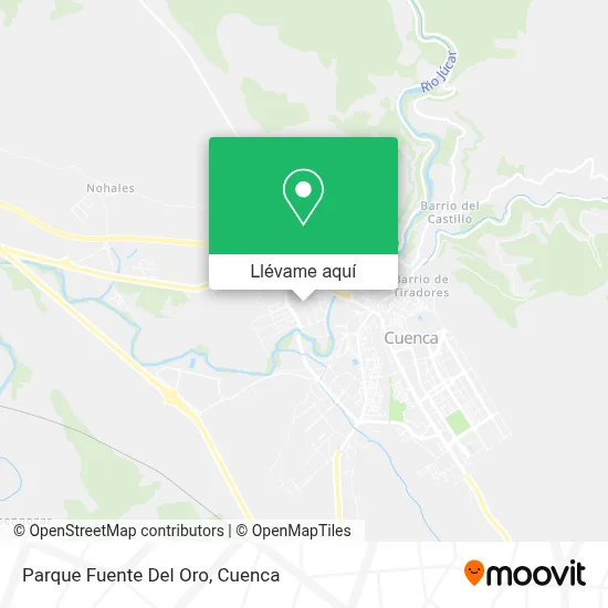 Mapa Parque Fuente Del Oro