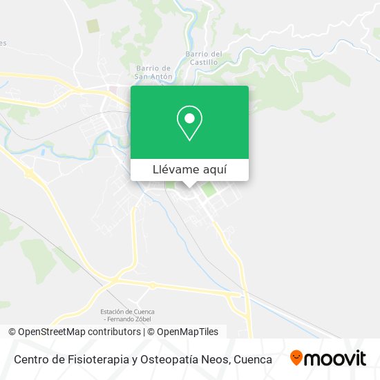 Mapa Centro de Fisioterapia y Osteopatía Neos