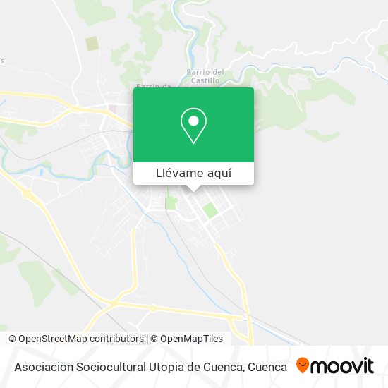 Mapa Asociacion Sociocultural Utopia de Cuenca