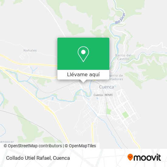 Mapa Collado Utiel Rafael