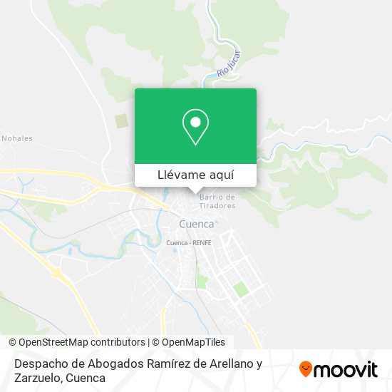 Mapa Despacho de Abogados Ramírez de Arellano y Zarzuelo