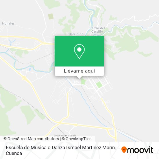 Mapa Escuela de Música o Danza Ismael Martínez Marín