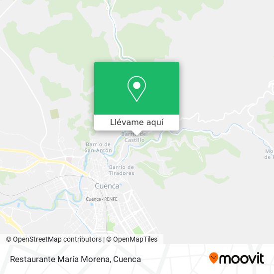 Mapa Restaurante María Morena