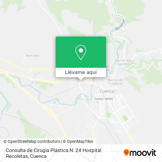 Mapa Consulta de Cirugia Plástica N. 24 Hospital Recoletas