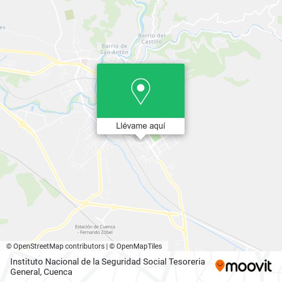 Mapa Instituto Nacional de la Seguridad Social Tesoreria General
