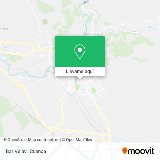 Mapa Bar Velavi
