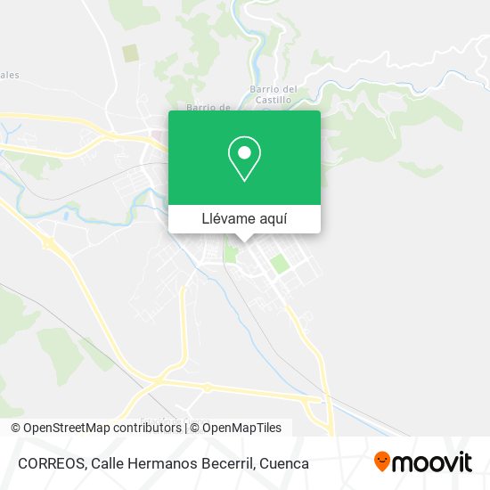 Mapa CORREOS, Calle Hermanos Becerril