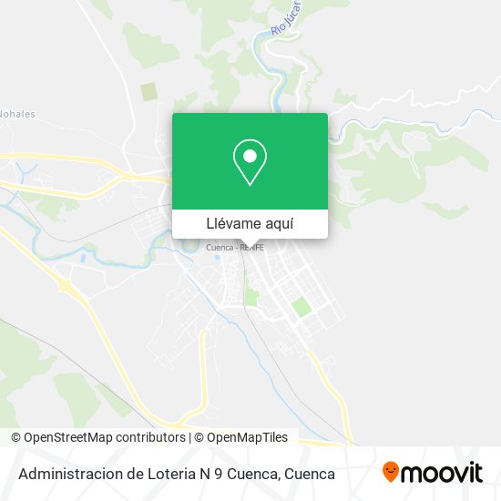 Mapa Administracion de Loteria N 9 Cuenca