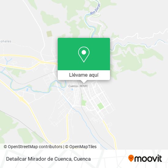Mapa Detailcar Mirador de Cuenca