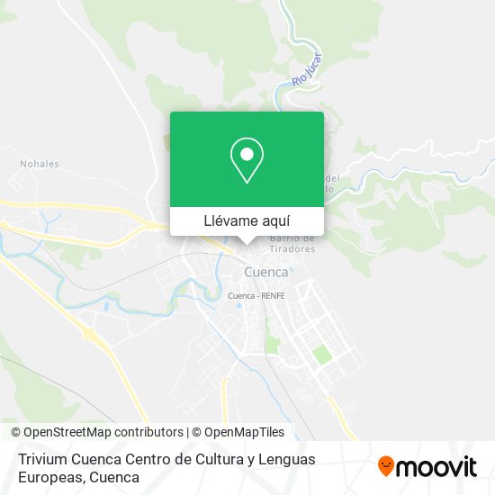 Mapa Trivium Cuenca Centro de Cultura y Lenguas Europeas