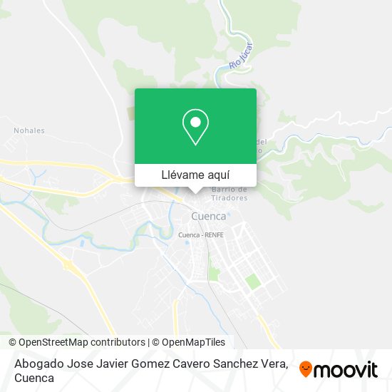 Mapa Abogado Jose Javier Gomez Cavero Sanchez Vera