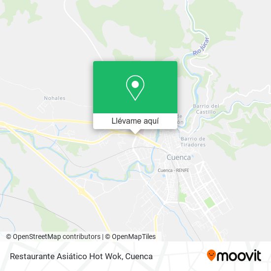 Mapa Restaurante Asiático Hot Wok