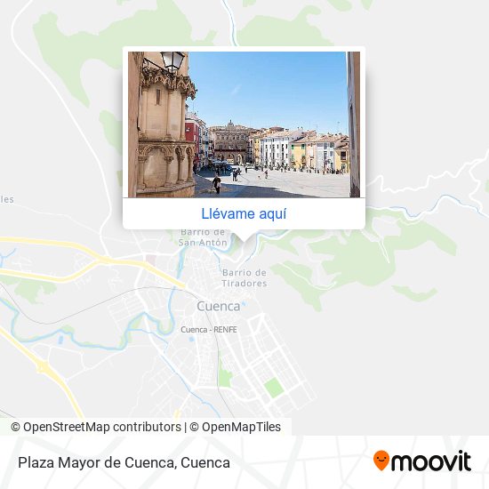 Mapa Plaza Mayor de Cuenca