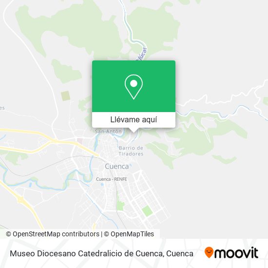 Mapa Museo Diocesano Catedralicio de Cuenca