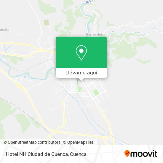 Mapa Hotel NH Ciudad de Cuenca