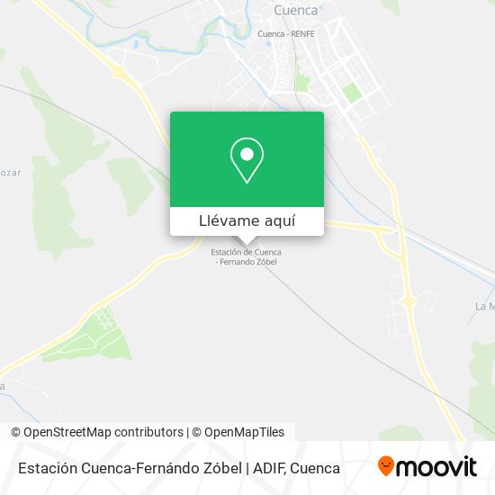 Mapa Estación Cuenca-Fernándo Zóbel | ADIF