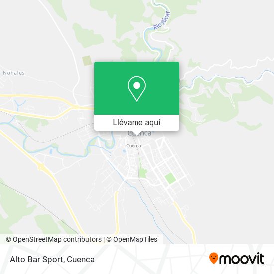Mapa Alto Bar Sport
