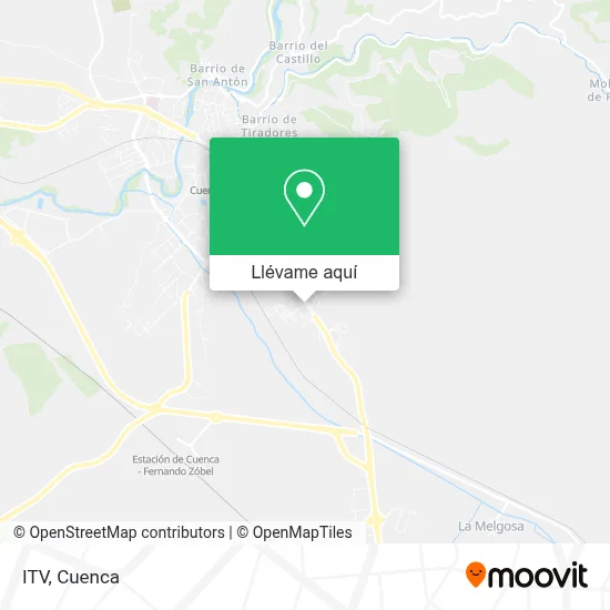 Mapa ITV