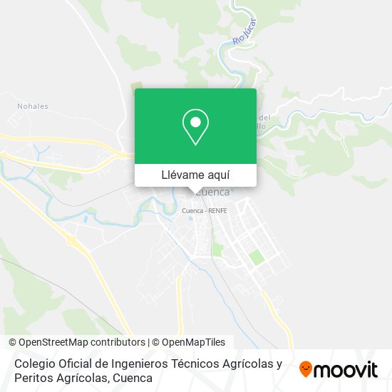 Mapa Colegio Oficial de Ingenieros Técnicos Agrícolas y Peritos Agrícolas